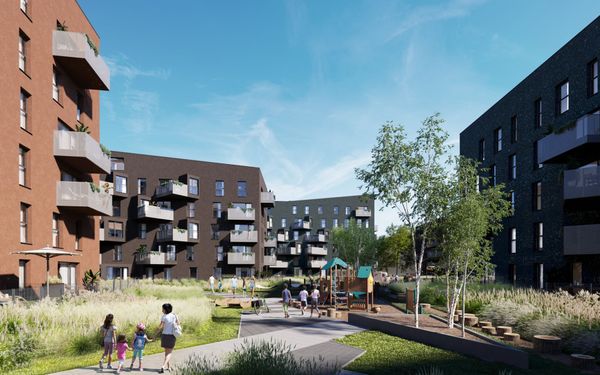 Rzut Osiedle Hierowskiego - Mieszkanie na sprzedaż, Katowice, Kostuchna, 440513  PLN