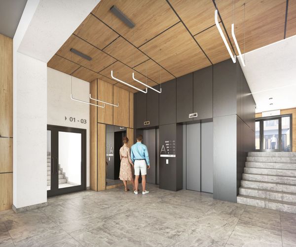 Rzut Atrium - Mieszkanie na sprzedaż, Łódź, Polesie