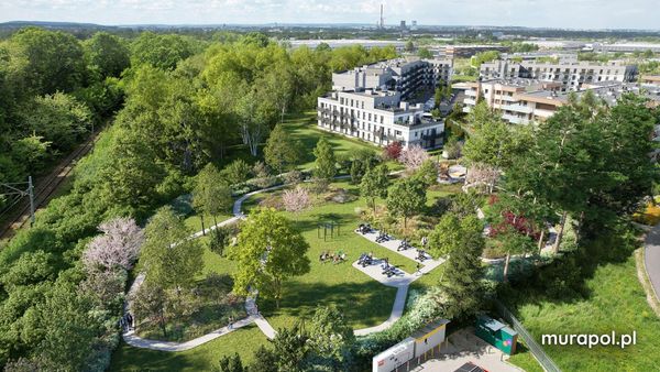 Rzut Murapol GreenCity - Mieszkanie na sprzedaż, Kraków, Bieżanów-Prokocim, 872208  PLN