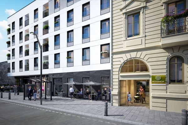 Rzut Rezydencja Śródmiejska - Mieszkanie na sprzedaż, Łódź