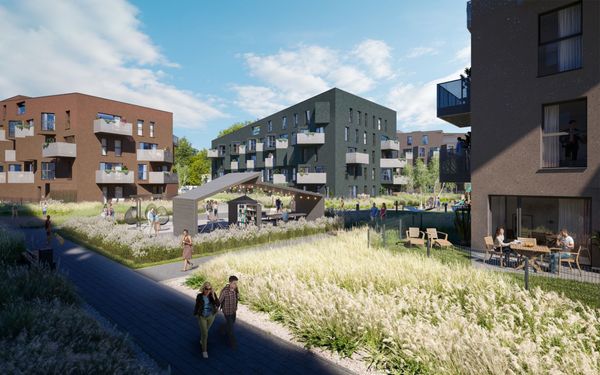 Rzut Osiedle Hierowskiego - Mieszkanie na sprzedaż, Katowice, Kostuchna, 426990  PLN