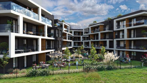 Rzut Krzesławickie Tarasy - Mieszkanie na sprzedaż, Kraków, Wzgórza Krzesławickie, 760069  PLN