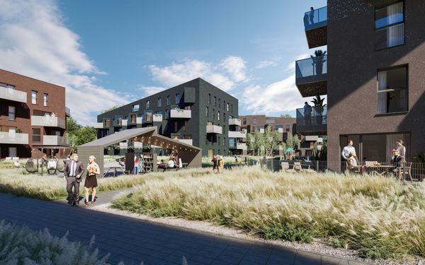 Rzut Osiedle Hierowskiego - Mieszkanie na sprzedaż, Katowice, Kostuchna, 575627  PLN