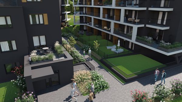 Rzut Krzesławickie Tarasy - Mieszkanie na sprzedaż, Kraków, Wzgórza Krzesławickie, 598605  PLN