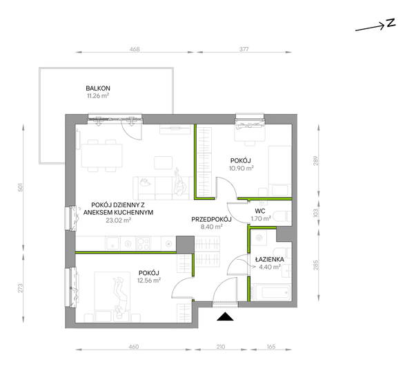 Rzut Południe Vita - B6.04.63