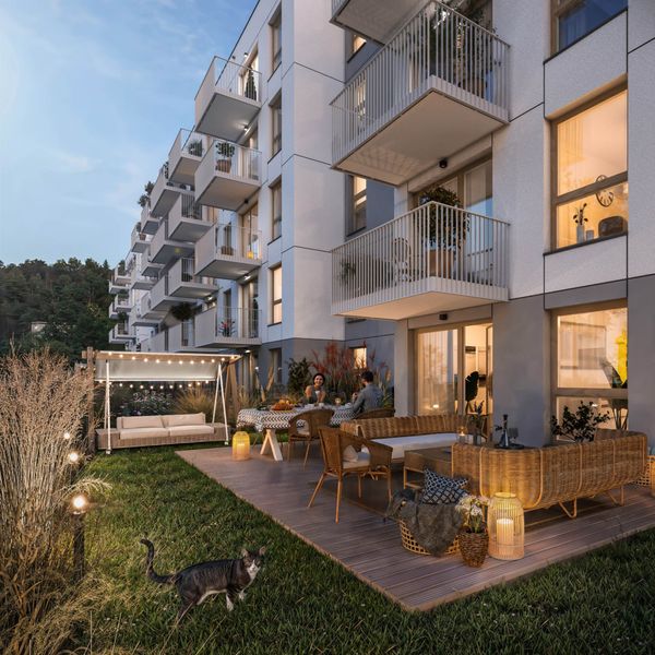 Rzut Miasteczko Nova Fala - Mieszkanie na sprzedaż, Gdynia, Cisowa, 404583  PLN