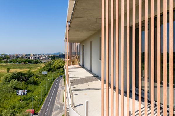 Rzut Mieszkaj w Mieście – Przy Bonarce - Mieszkanie na sprzedaż, Kraków, Podgórze Duchackie, 886000  PLN