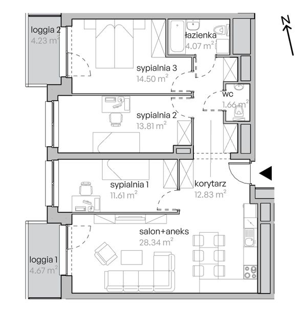 Rzut Legnicka Vita - L1/13/131