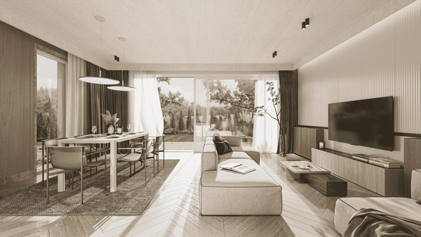 Rzut Oaza Kosmatki - Dom na sprzedaż, Warszawa, Wawer