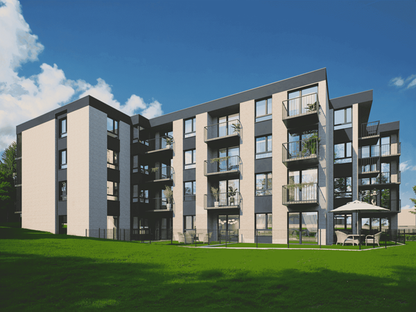 Rzut Trybuny Ludów 3 - Mieszkanie na sprzedaż, Kraków, Podgórze Duchackie, 676639  PLN