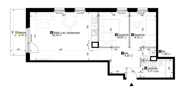Rzut Stacja Rembertów - AB0107