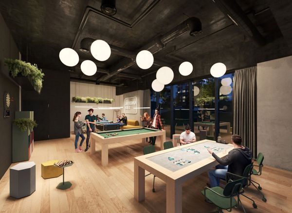 Rzut Pierwsza Dzielnica - Mieszkanie na sprzedaż, Katowice, Bogucice, 2590020  PLN