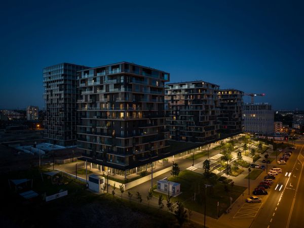 Rzut Pierwsza Dzielnica - Mieszkanie na sprzedaż, Katowice, Bogucice, 1254820  PLN