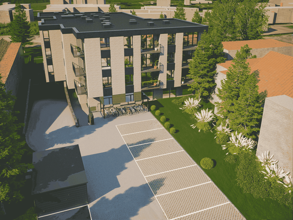 Rzut Trybuny Ludów 3 - Mieszkanie na sprzedaż, Kraków, Podgórze Duchackie, 948124  PLN