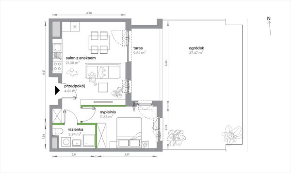 Rzut Sochaczewska Vita - 1/A/1/4