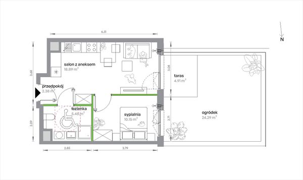 Rzut Sochaczewska Vita - 1/A/1/6
