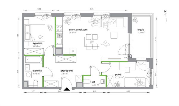 Rzut Sochaczewska Vita - 1/A/3/2