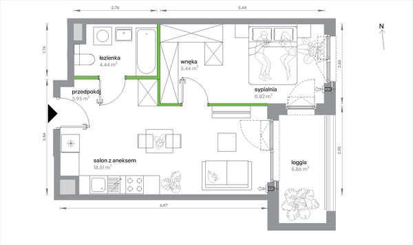 Rzut Sochaczewska Vita - 1/A/3/5
