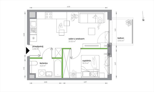 Rzut Sochaczewska Vita - 1/A/3/12