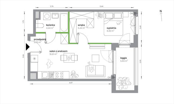 Rzut Sochaczewska Vita - 1/A/4/5