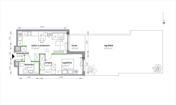 Rzut Sochaczewska Vita - 2/B/1/1