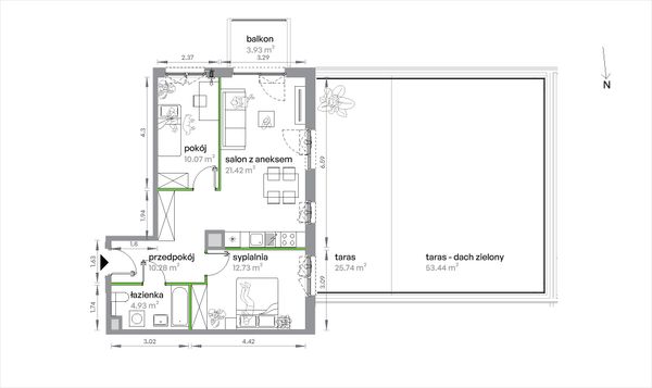 Rzut Sochaczewska Vita - 2/A/2/5