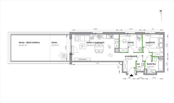 Rzut Sochaczewska Vita - 2/A/2/6
