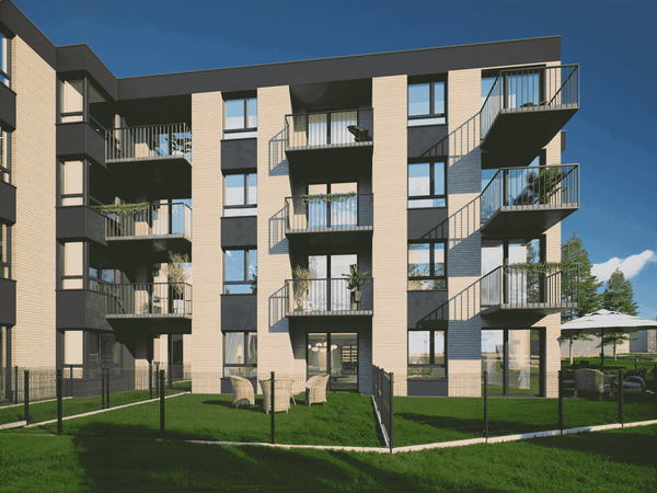 Rzut Trybuny Ludów 3 - Mieszkanie na sprzedaż, Kraków, Podgórze Duchackie, 453654  PLN