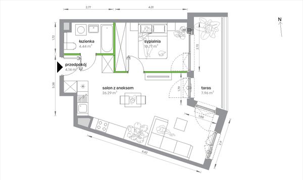 Rzut Sochaczewska Vita - 1/A/4/7