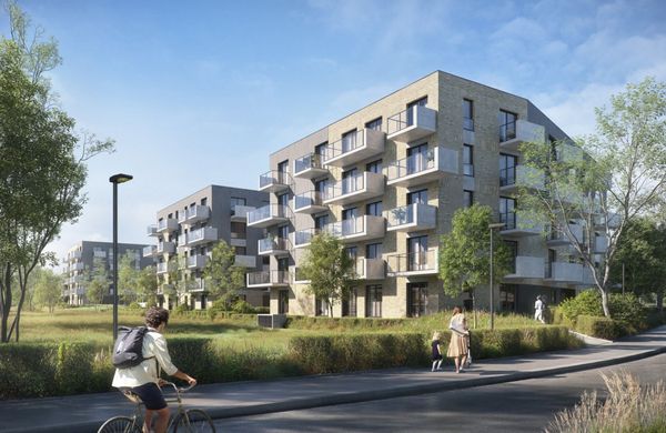 Rzut Tutaj Bunscha - Mieszkanie na sprzedaż, Kraków, Dębniki, 733636  PLN