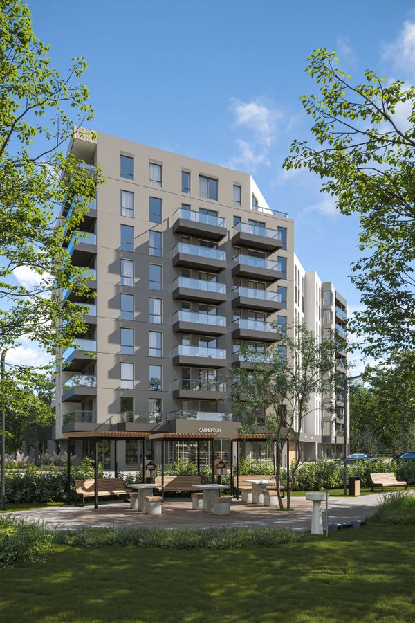 Rzut Park Medyków - Mieszkanie na sprzedaż, Katowice, Ligota