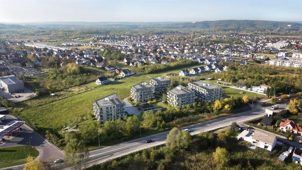 Rzut Tutaj Bunscha - Mieszkanie na sprzedaż, Kraków, Dębniki, 462313  PLN