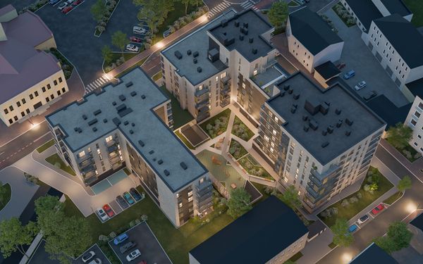 Rzut Teatralna 3 - Mieszkanie na sprzedaż, Sosnowiec, 339430  PLN