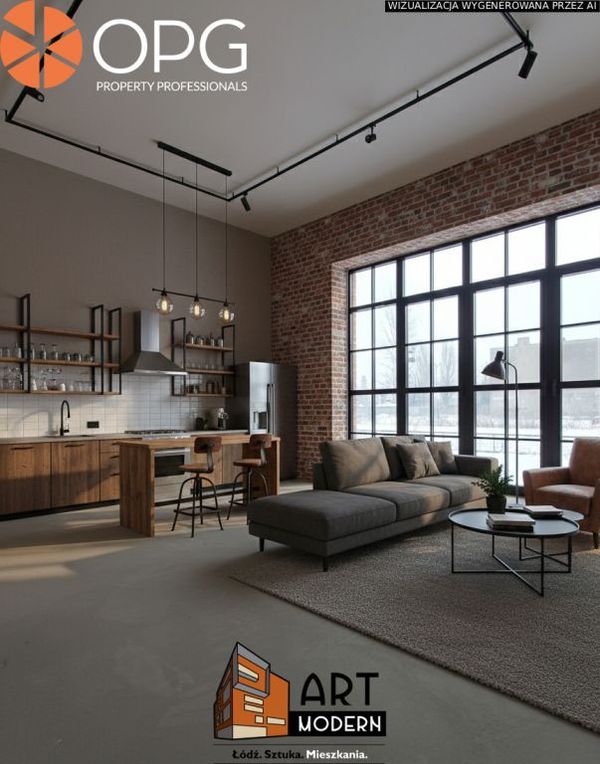 Rzut Art Modern - Mieszkanie na sprzedaż, Łódź, Górna, 741356  PLN