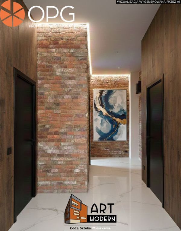 Rzut Art Modern - Mieszkanie na sprzedaż, Łódź, Górna, 770704  PLN