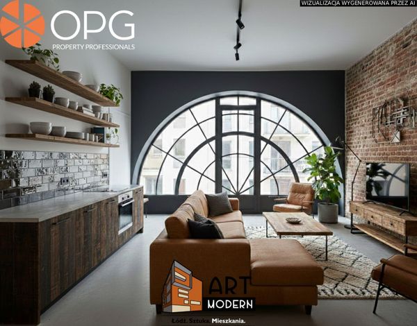 Rzut Art Modern - Mieszkanie na sprzedaż, Łódź, Górna, 1642578  PLN