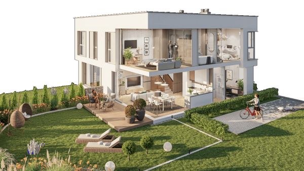 Rzut Oaza Kosmatki - Dom na sprzedaż, Warszawa, Wawer, 2070000  PLN