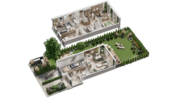 Rzut Oaza Kosmatki - Dom na sprzedaż, Warszawa, Wawer, 1970000  PLN