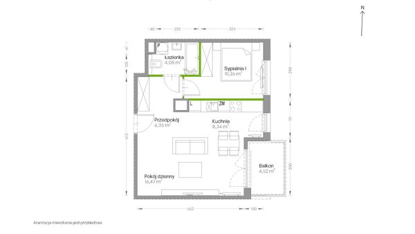 Rzut Centralna Vita - D.283