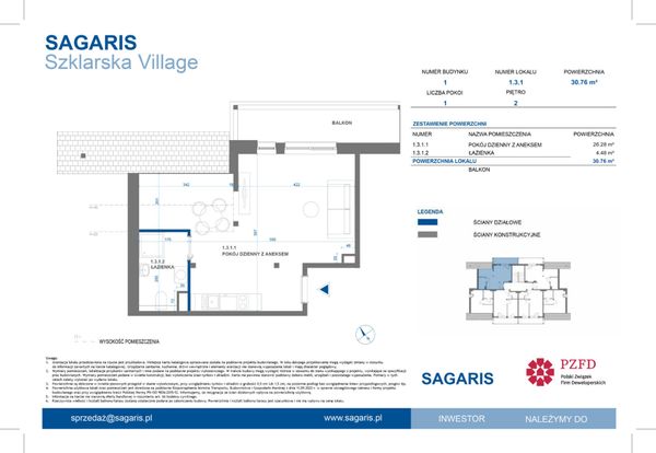 Rzut Szklarska Village - 1.3.1