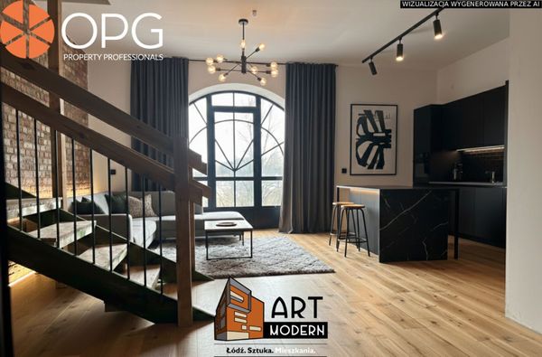 Rzut Art Modern - Mieszkanie na sprzedaż, Łódź, Górna, 1077483  PLN
