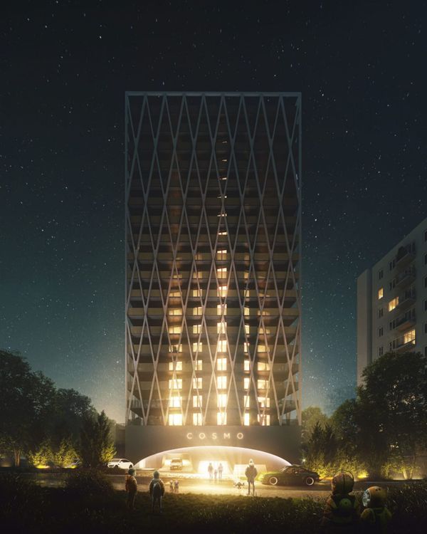 Rzut Cosmo - Mieszkanie na sprzedaż, Chorzów, Centrum, 449000  PLN