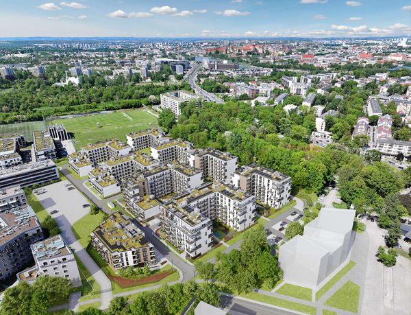 Rzut Apartamenty Park Matecznego - Mieszkanie na sprzedaż, Kraków, Podgórze, 1413410  PLN