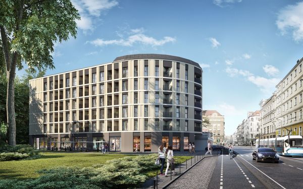 Rzut Budynek usługowo-mieszkalny, ul. Stawowa - Komercyjne lokal na sprzedaż, Wrocław, Stare Miasto