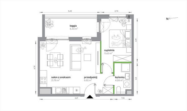 Rzut Sochaczewska Vita - 1-A-3-4