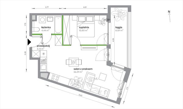 Rzut Sochaczewska Vita - 1-A-3-7