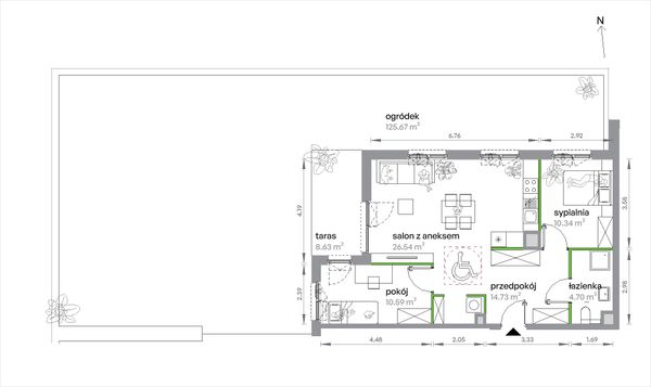 Rzut Sochaczewska Vita - 2-B-1-4