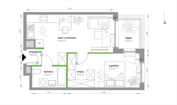 Rzut Sochaczewska Vita - 2-B-2-8