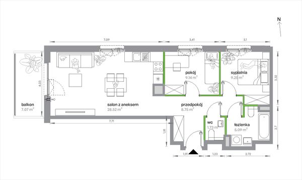 Rzut Sochaczewska Vita - 2-A-3-6