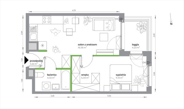 Rzut Sochaczewska Vita - 2-B-3-8